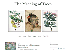 Tablet Screenshot of meaningoftrees.com